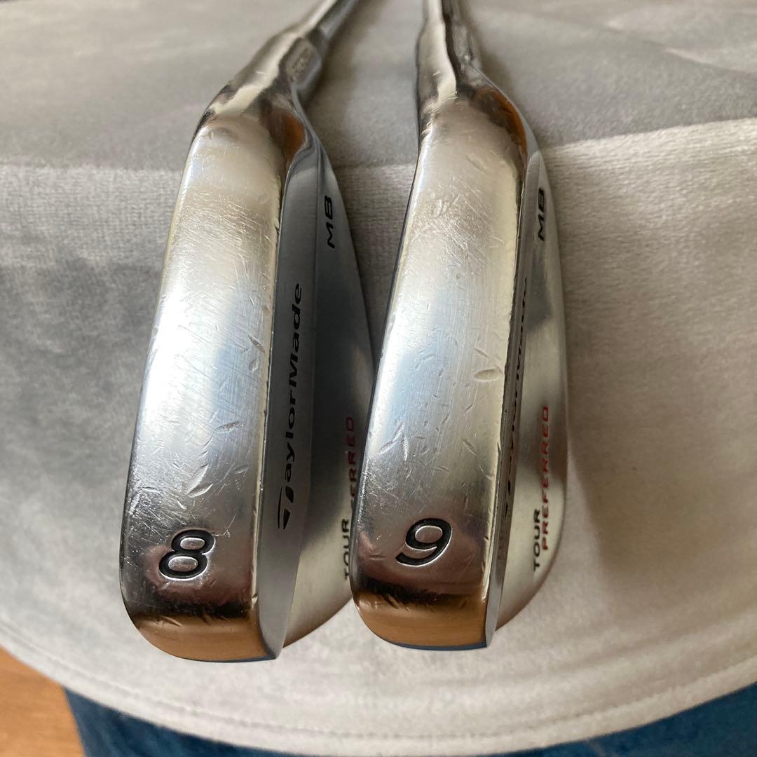 テーラーメイド TOUR MB #8 #9 アイアン2本 補修用 不足番手