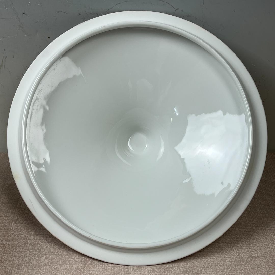 43 リチャード ジノリ スープチュリーン スープポット 花柄 蓋つき鉢 陶器