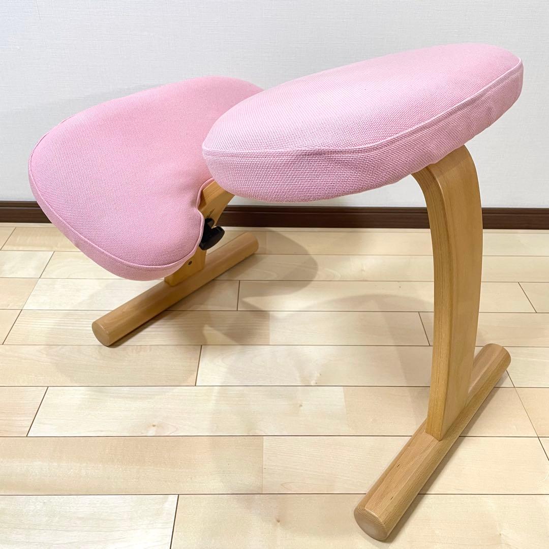 バランスラボ バランスチェア バランスイージー ピンク 中古品 サカモトハウス