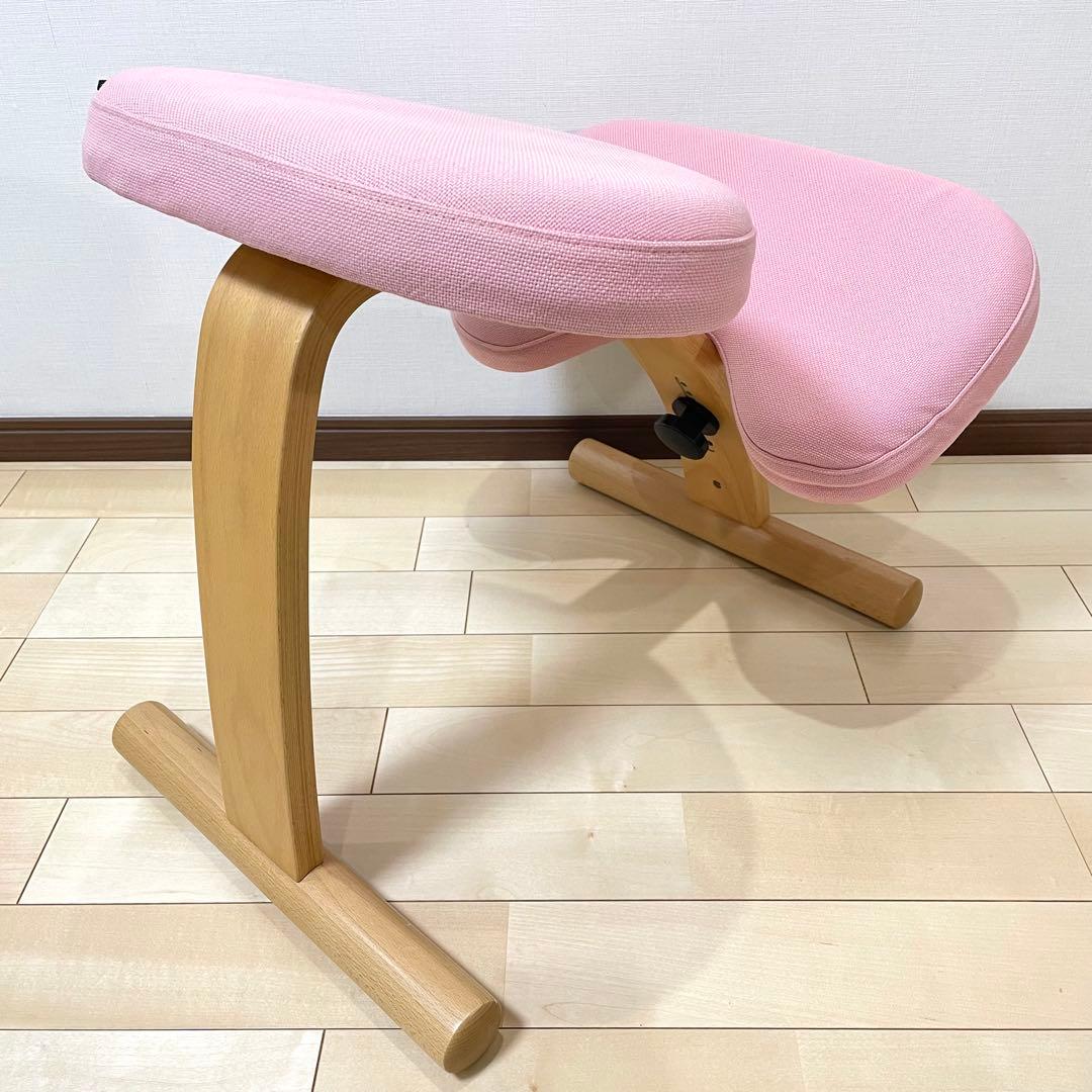 バランスラボ バランスチェア バランスイージー ピンク 中古品 サカモトハウス