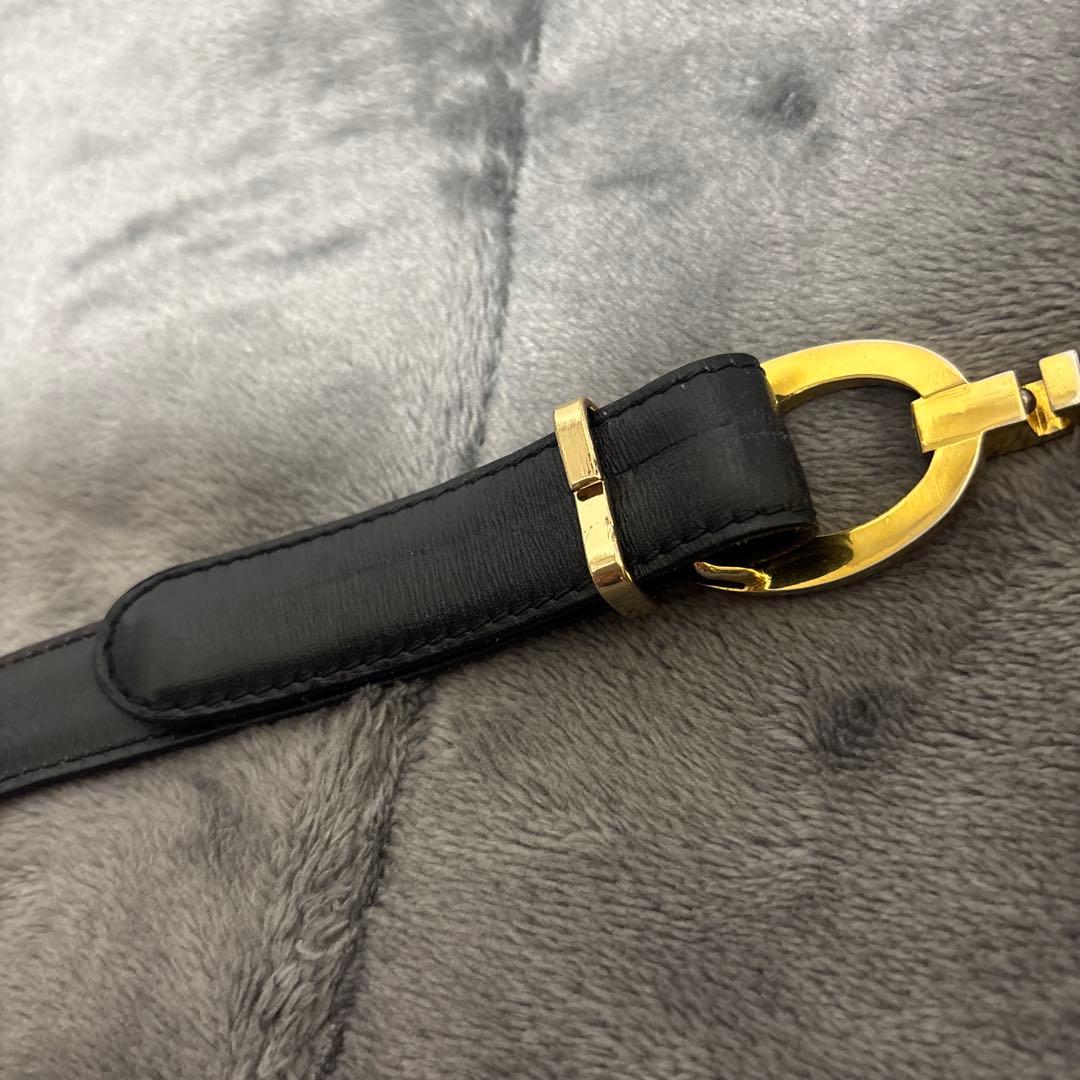 ロエベ LOEWE ベルト アナグラム 全長93cm 幅2cm 85 レザー