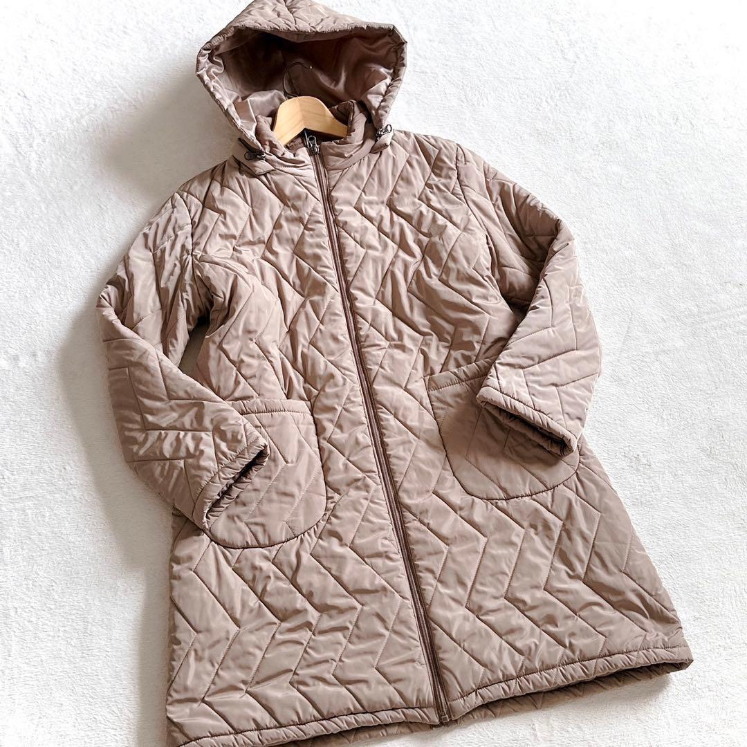 極美品☆【Milk Tea 】Stella 4way ロングママコート ベージュ