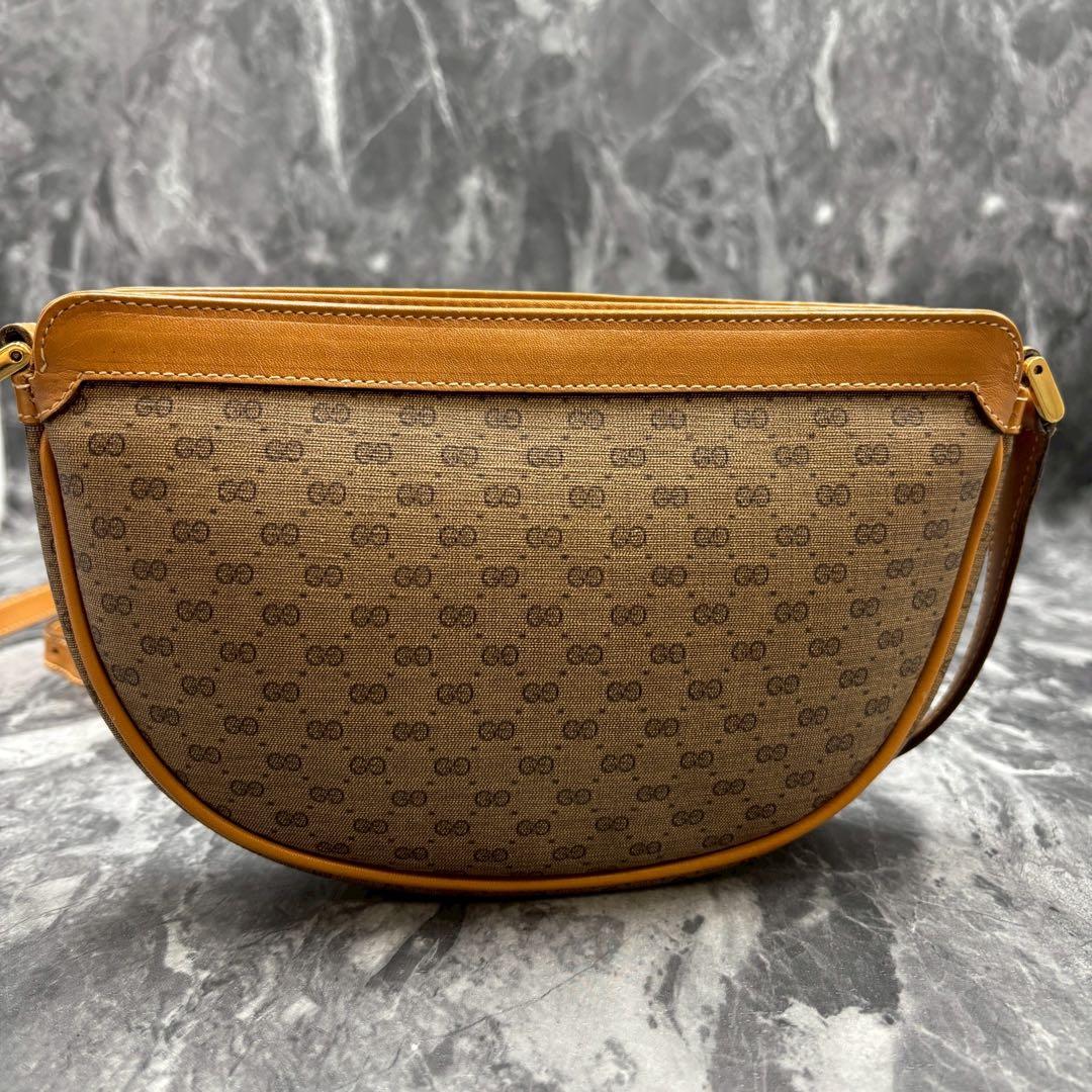 ✨美品✨GUCCI GG ショルダーバッグ ベージュ ブラウン 金具 レザー