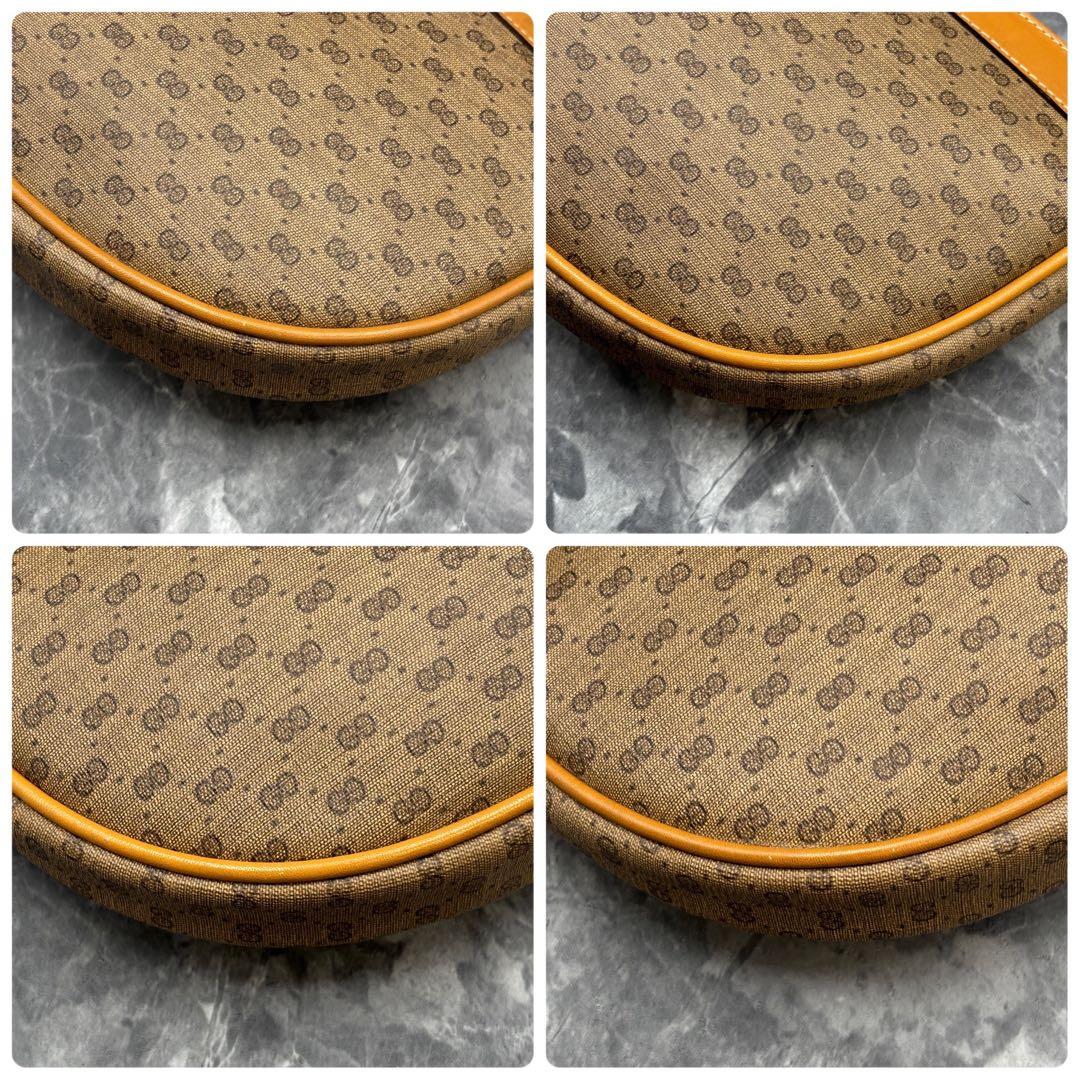 ✨美品✨GUCCI GG ショルダーバッグ ベージュ ブラウン 金具 レザー