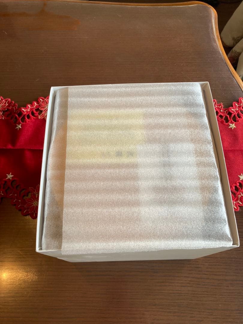 栗久　三段重　木目(小) 新品