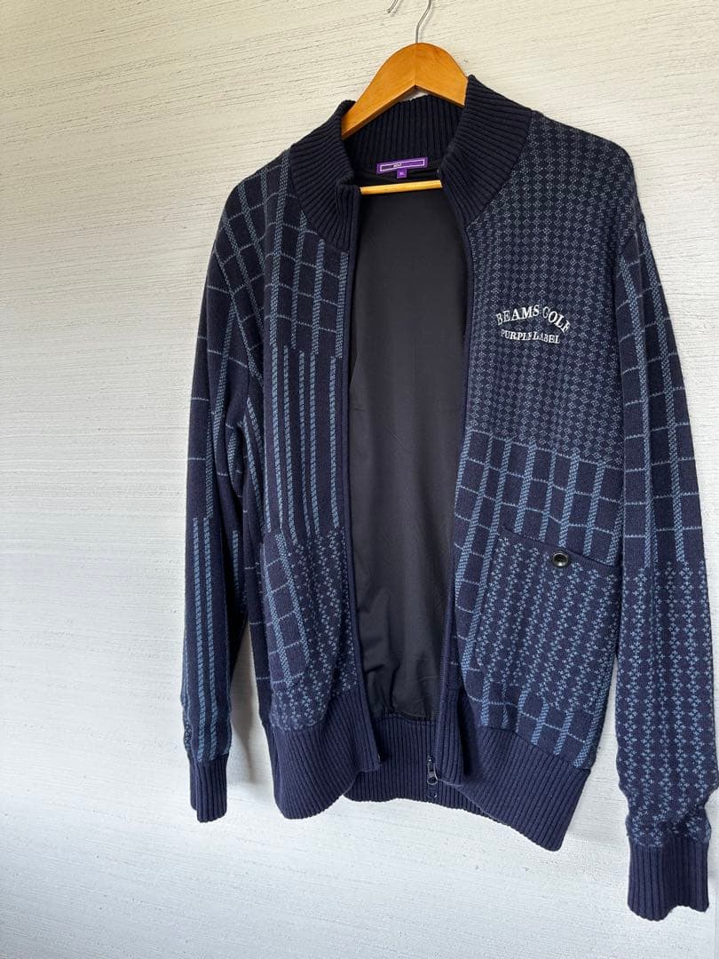 BEAMS GOLF PURPLE LABEL / ニットジップブルゾン