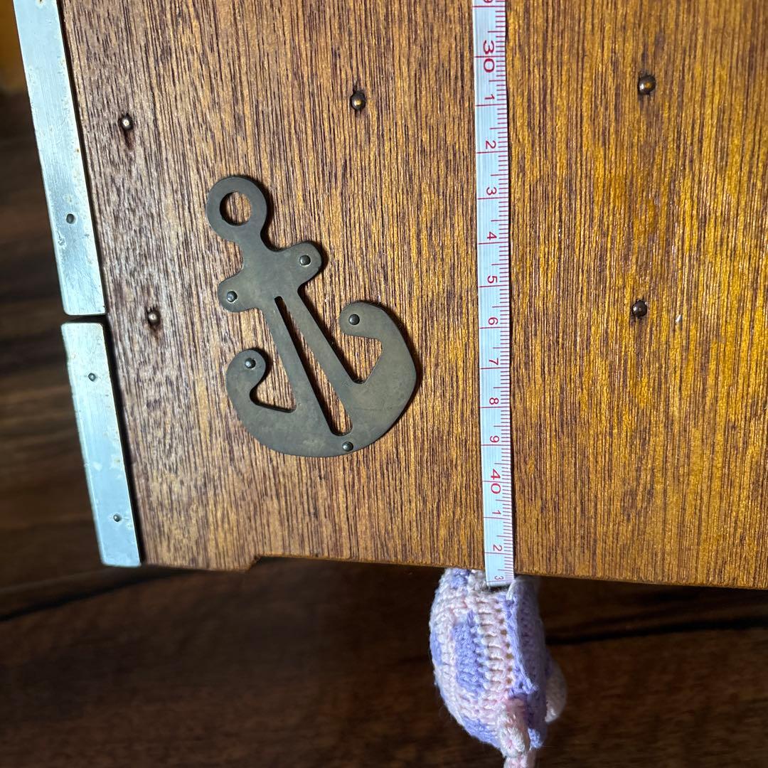 アンティーク　船舶用羅針盤　佐浦計器製作所　コンパス 木製ケース付きB-100