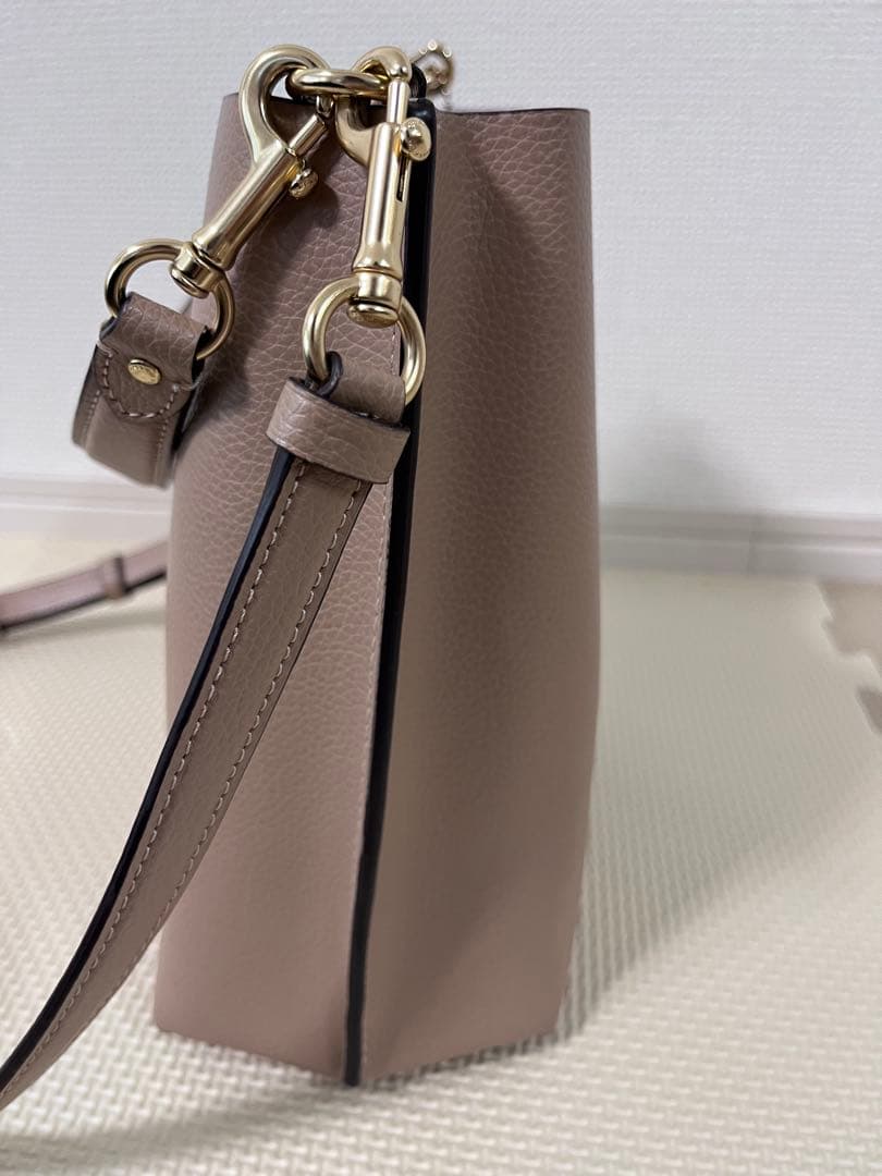 極美品　バケットバッグ ショルダーバッグ　ハンドバッグ2way バイカラー