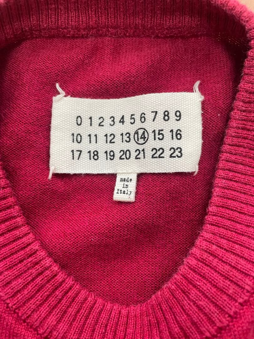 【nijiro】Maison Margiela エルボーパッチニット