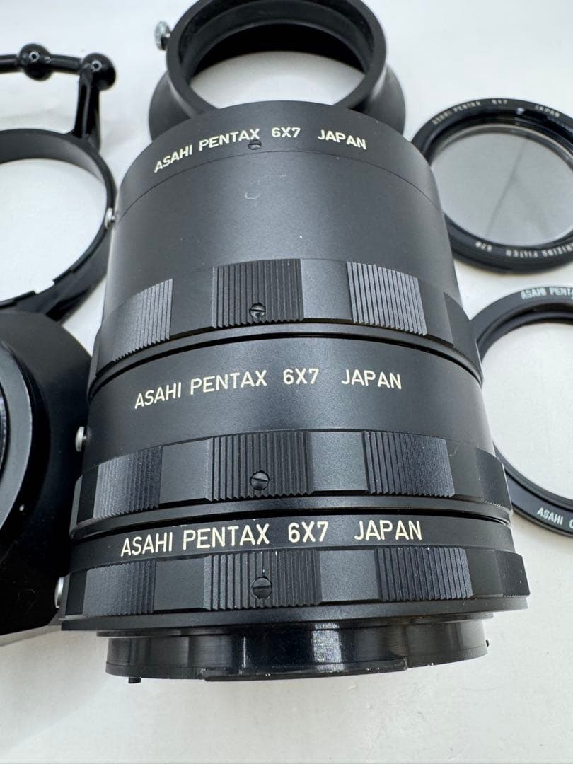 ペンタックス Pentax 6x7 67 TTL 木製グリップ レンズセット
