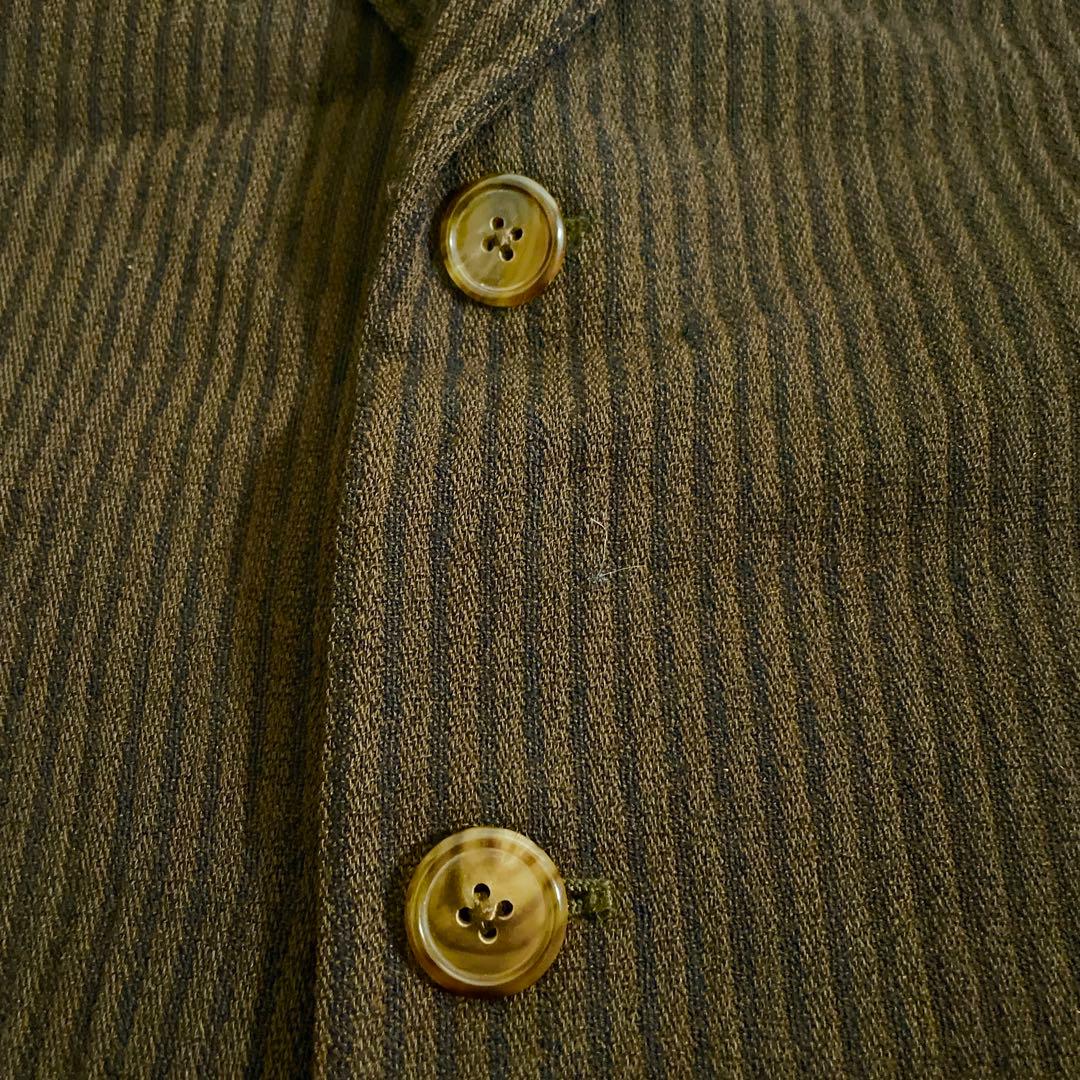 極上高級イタリア製コーデュロイスーツ × saint Laurentネクタイ