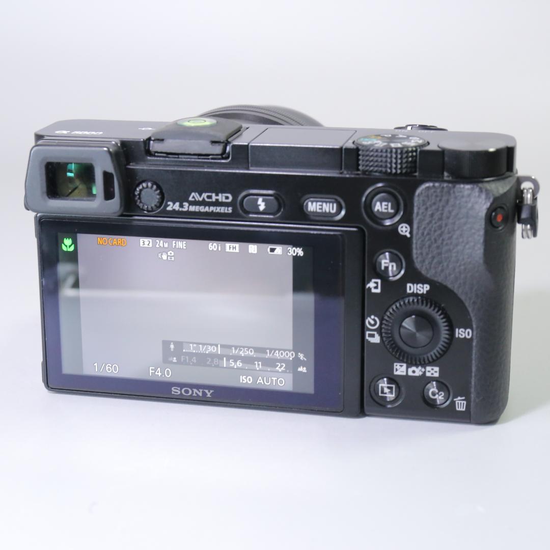 ☆ショット4867回☆未使用レベル　Sony a6000　標準レンズ　＃309