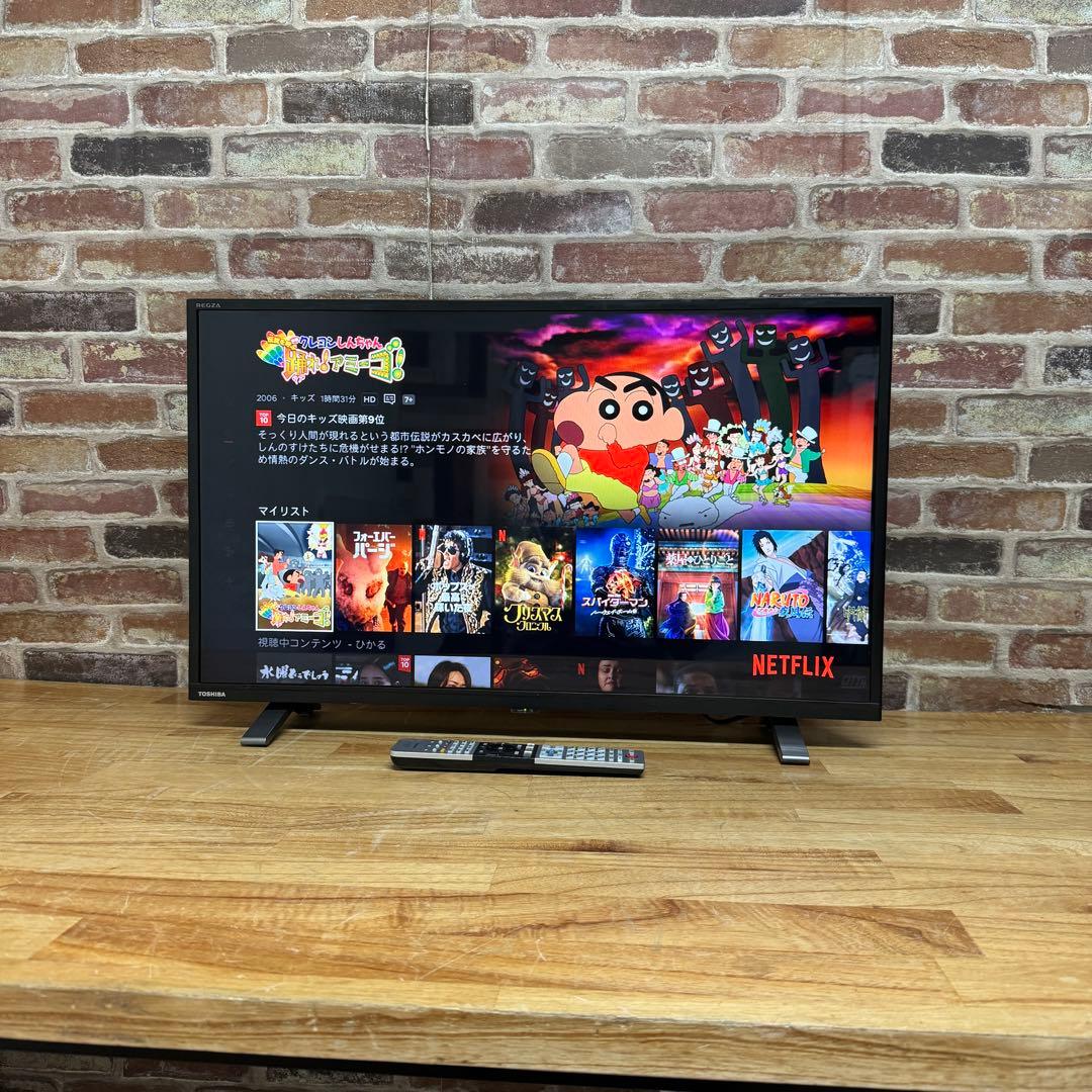2023年製！ 東芝 40V型 液晶テレビ 40V34 REGZA 動画アプリ○