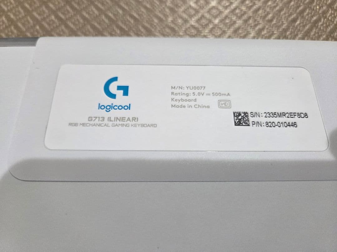 ★イルカ★ Logicool G713 ゲーミングキーボード(リニア)