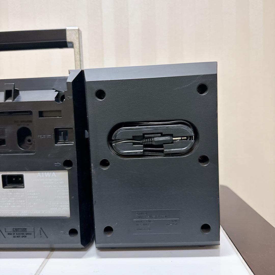 AIWA CA-W9 分離型ラジカセ FM/AM受信OK 上級モデル 昭和レトロ
