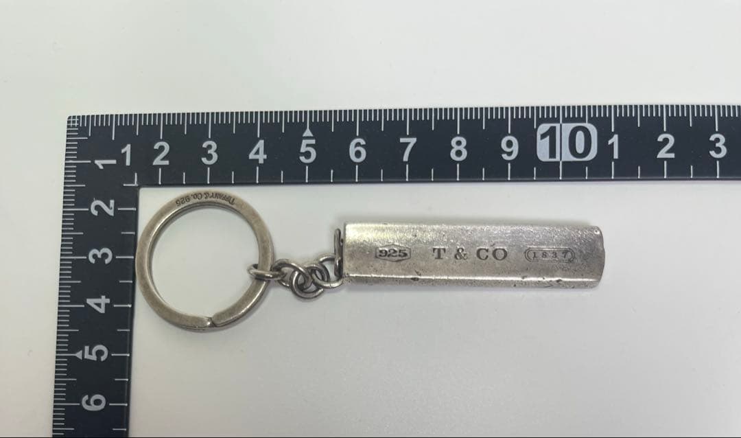 TIFFANY&Coキーリング 1837 ナロー バー シルバー925