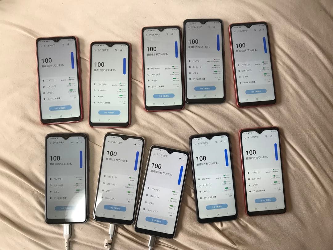 GALAXY A21 カラー3種類初期化済み10個docomo5