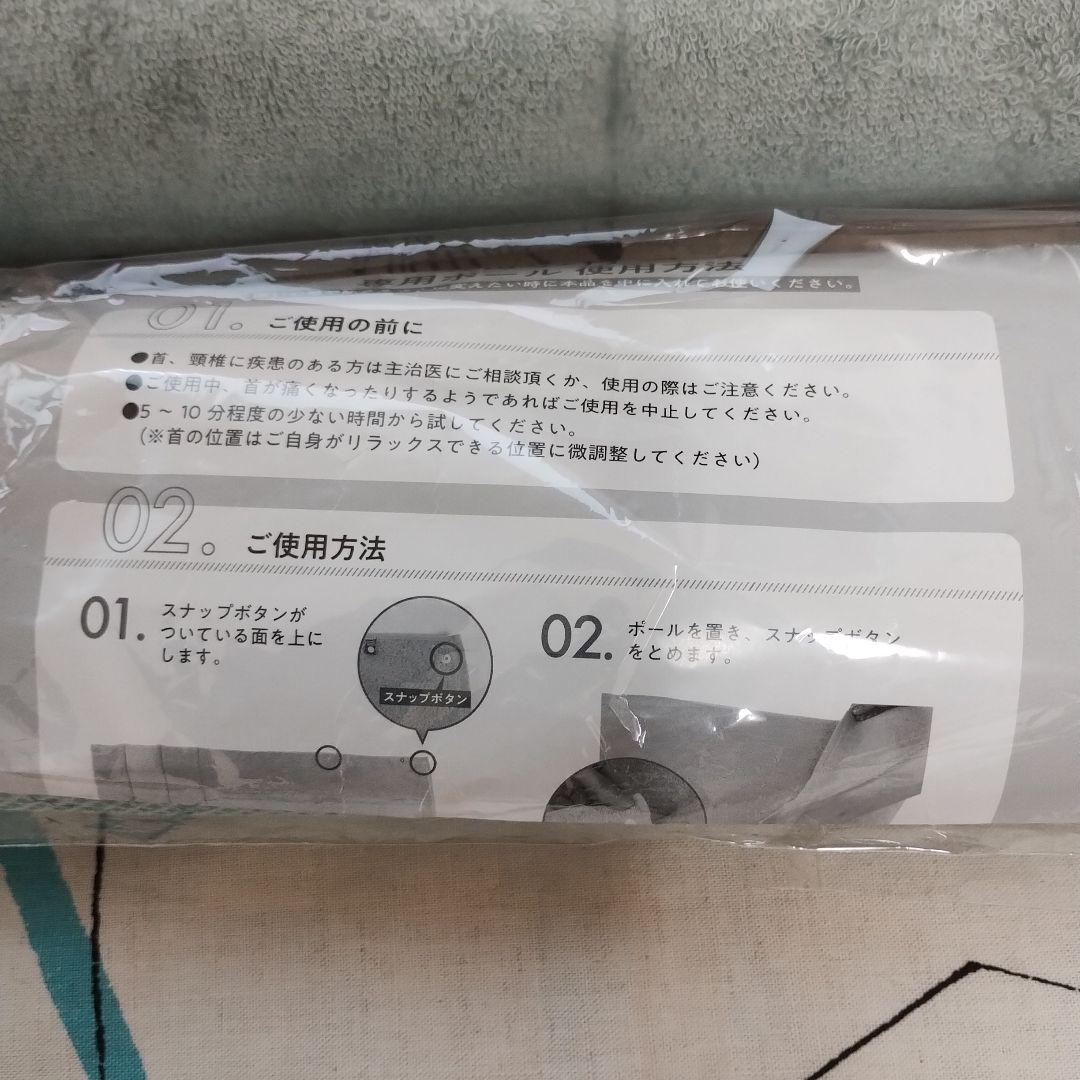 今治睡眠用タオル2専用ポ―ルつき新品未開封品ミントグリーン