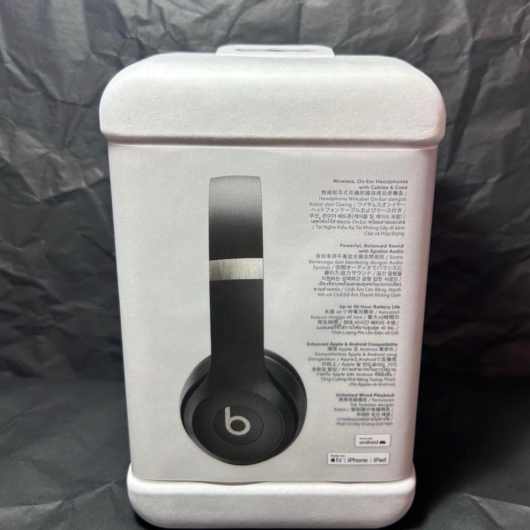 【新品未開封】beats solo 4 ヘッドフォン ブラック