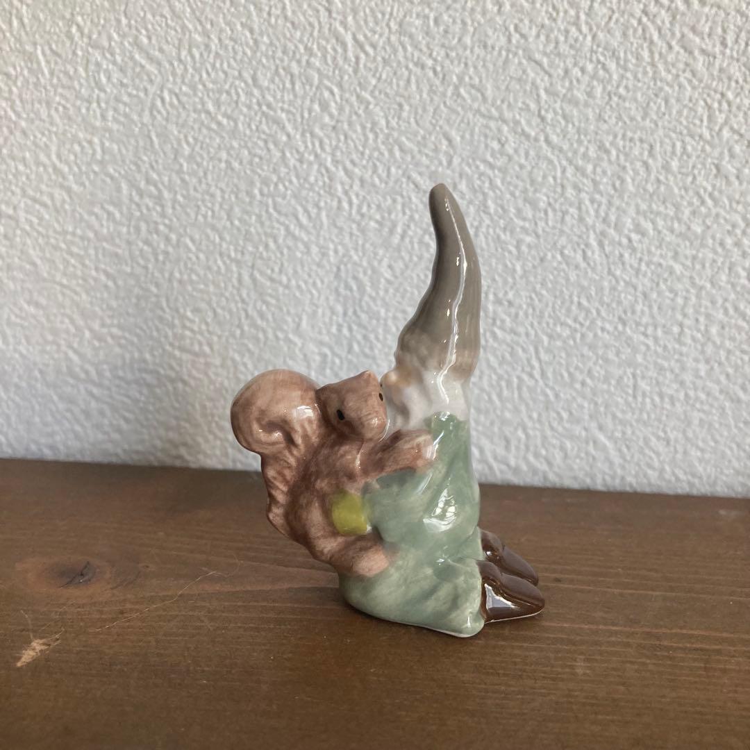 北欧ヴィンテージ【珍】優しいお色味のトムテたち（リス/ウサギ/ハリネズミ）セット