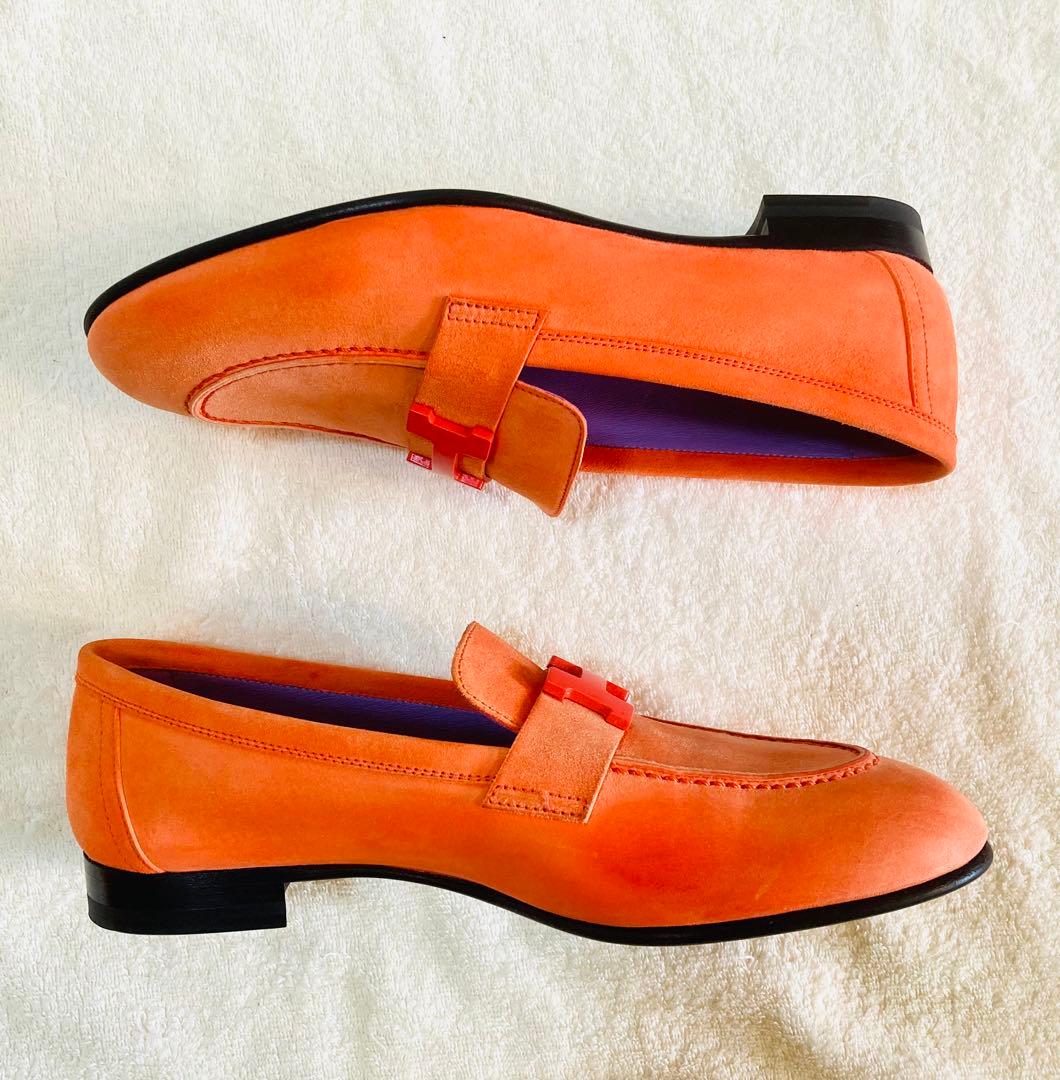 ★ほぼ未使用★HERMESエルメス　モカシンローファー　2022SS レザー