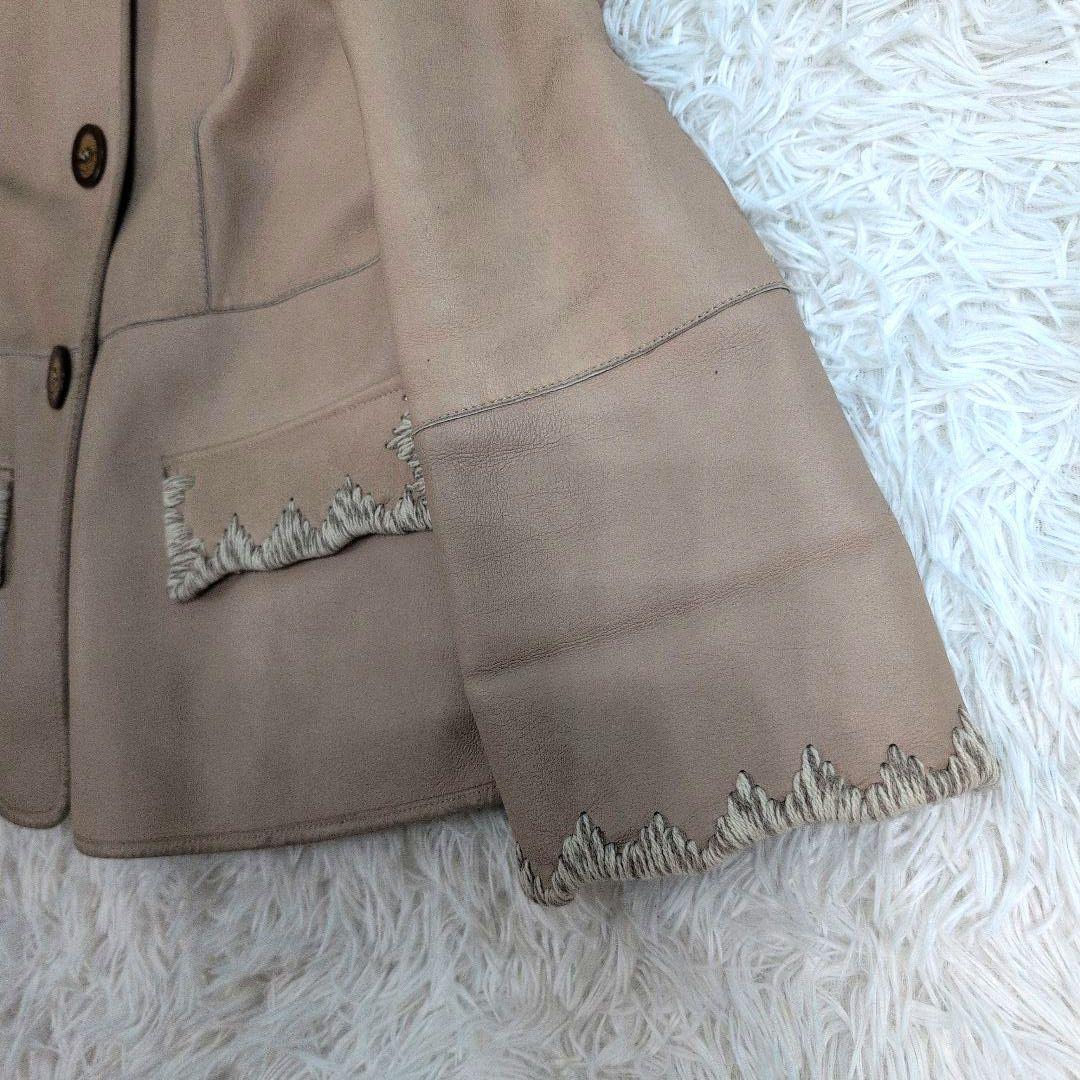 サルヴァトーレフェラガモ　レディース　レザージャケット　ガンチーニ　イタリア製