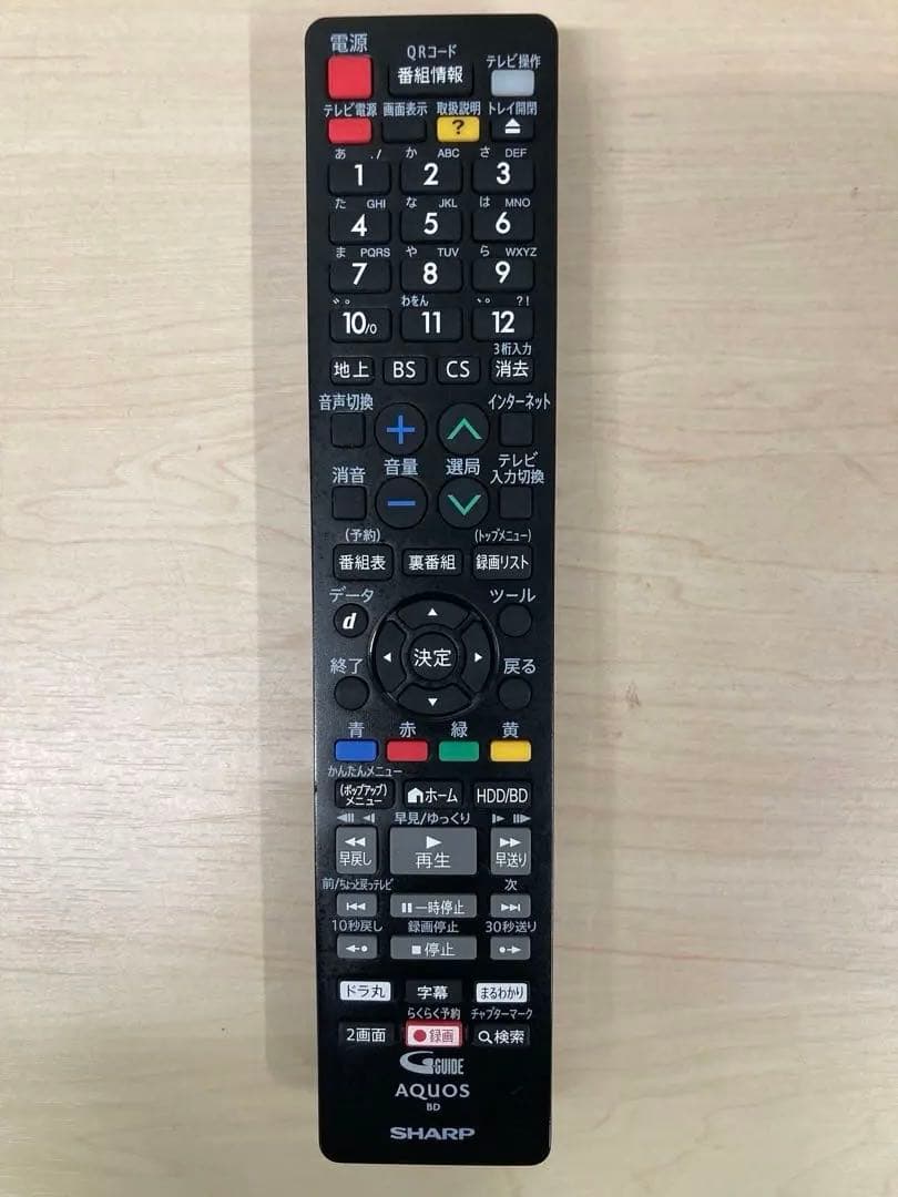 かなり綺麗　1TB シャープ　AQUOS ブルーレイ　BD-NW 1000