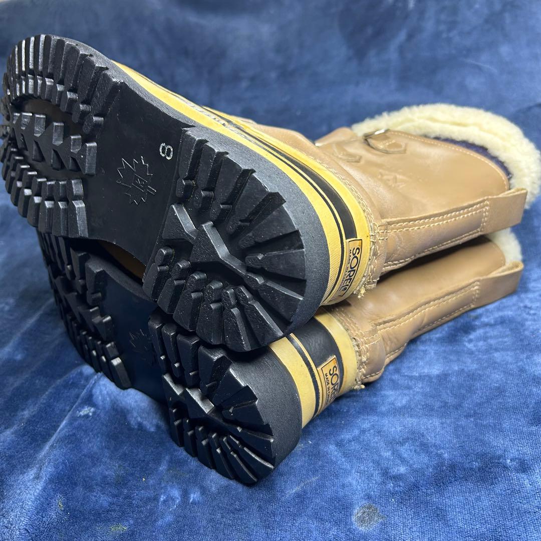 激レア SOREL ソレル CARIBOU カナダ製　メイプルロゴ