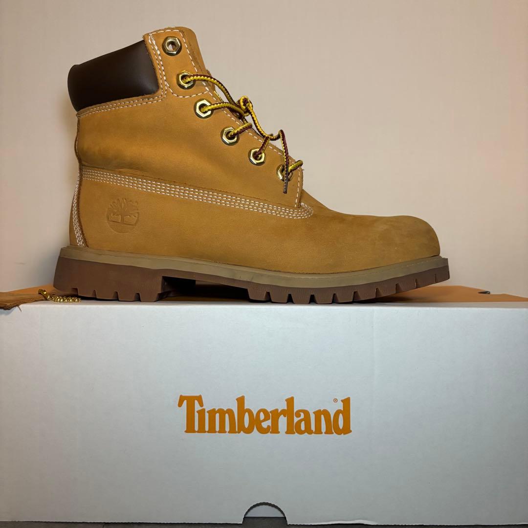 【美品】Timberland premium ウォータープルーフ23.0