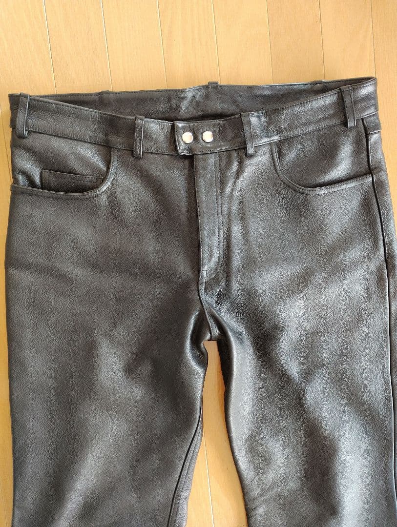本革パンツ　DEGNER 　ブーツカット　革ズボン