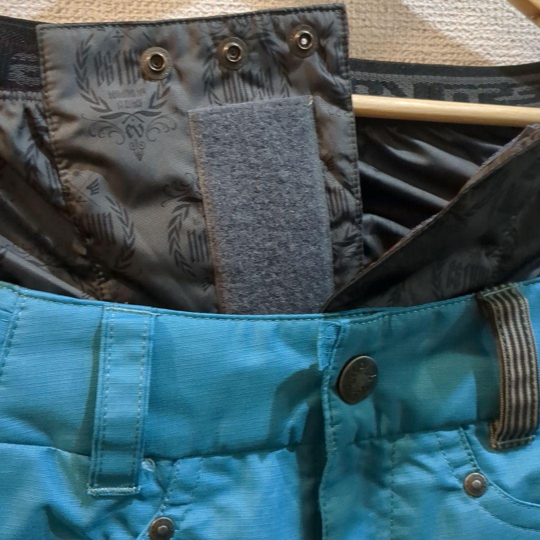 【最終処分1/31迄】美品SSTIVO スノーボードパンツ　MENS 青　S