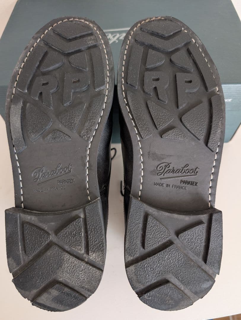 【美品】パラブーツ　シャンボード　ブラック　5.5サイズ シューツリー付き