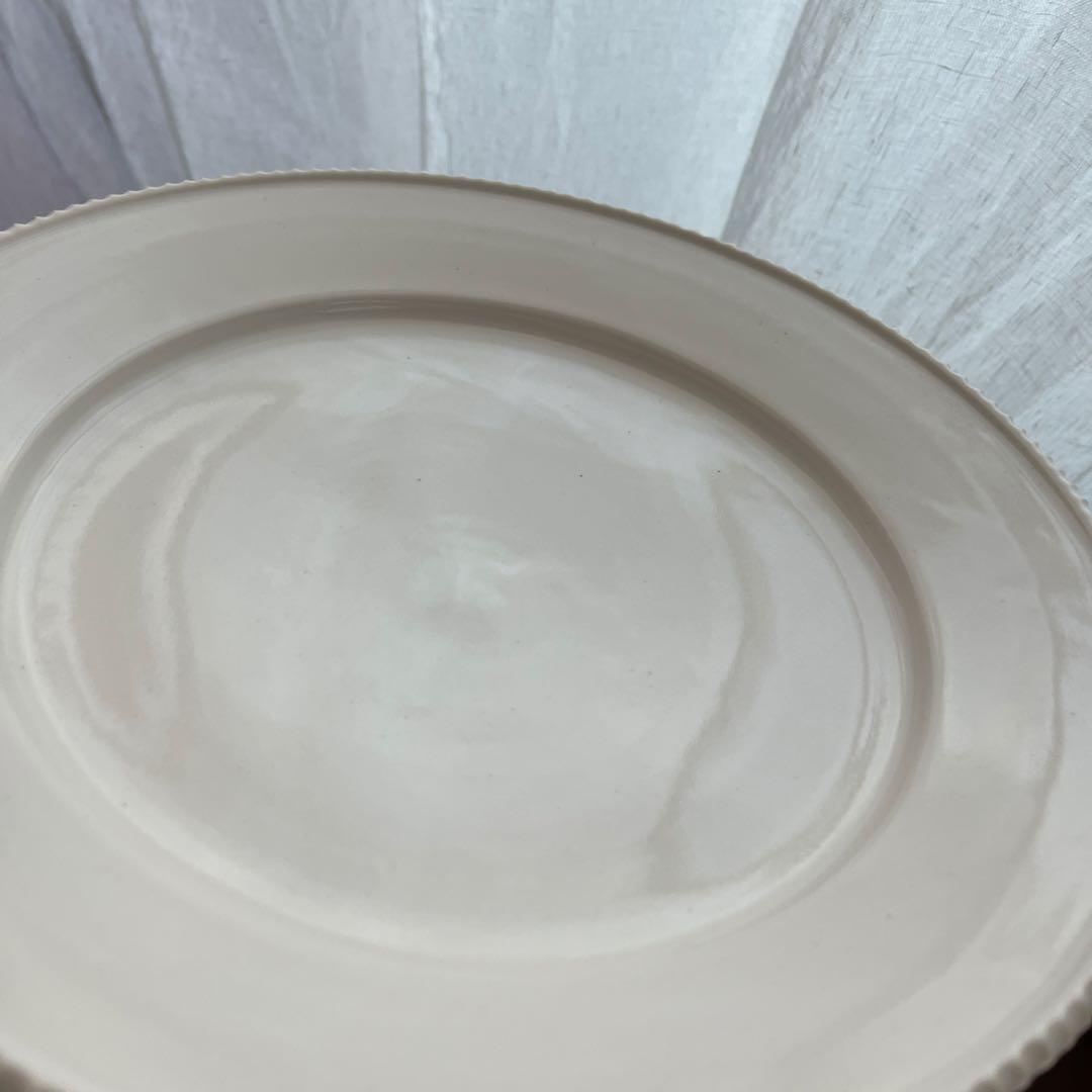 岡田直人さん　ふちしのぎプレート　1枚　Lサイズ26cm