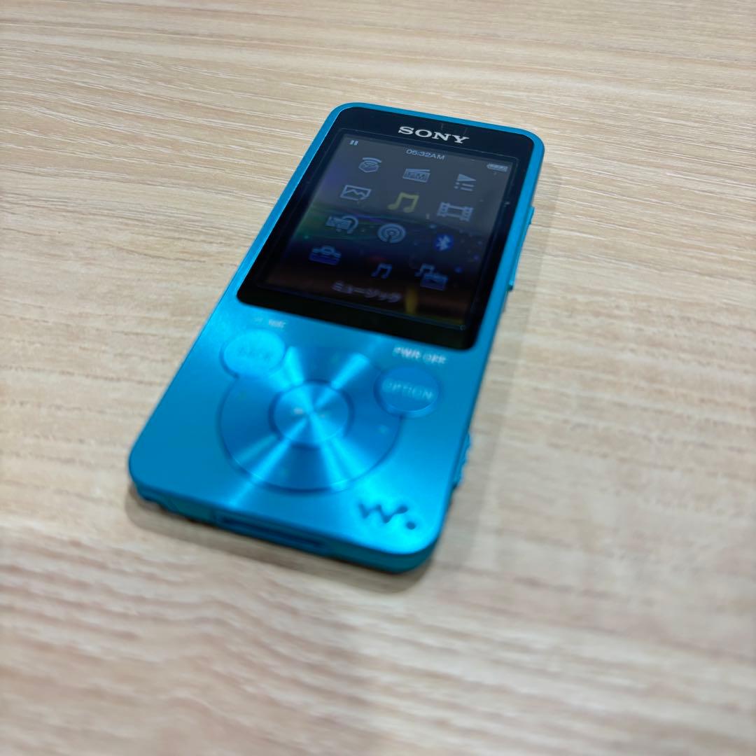 【極美品】ソニー ウォークマン　NW-S14 8GB ブルー 付属品多数