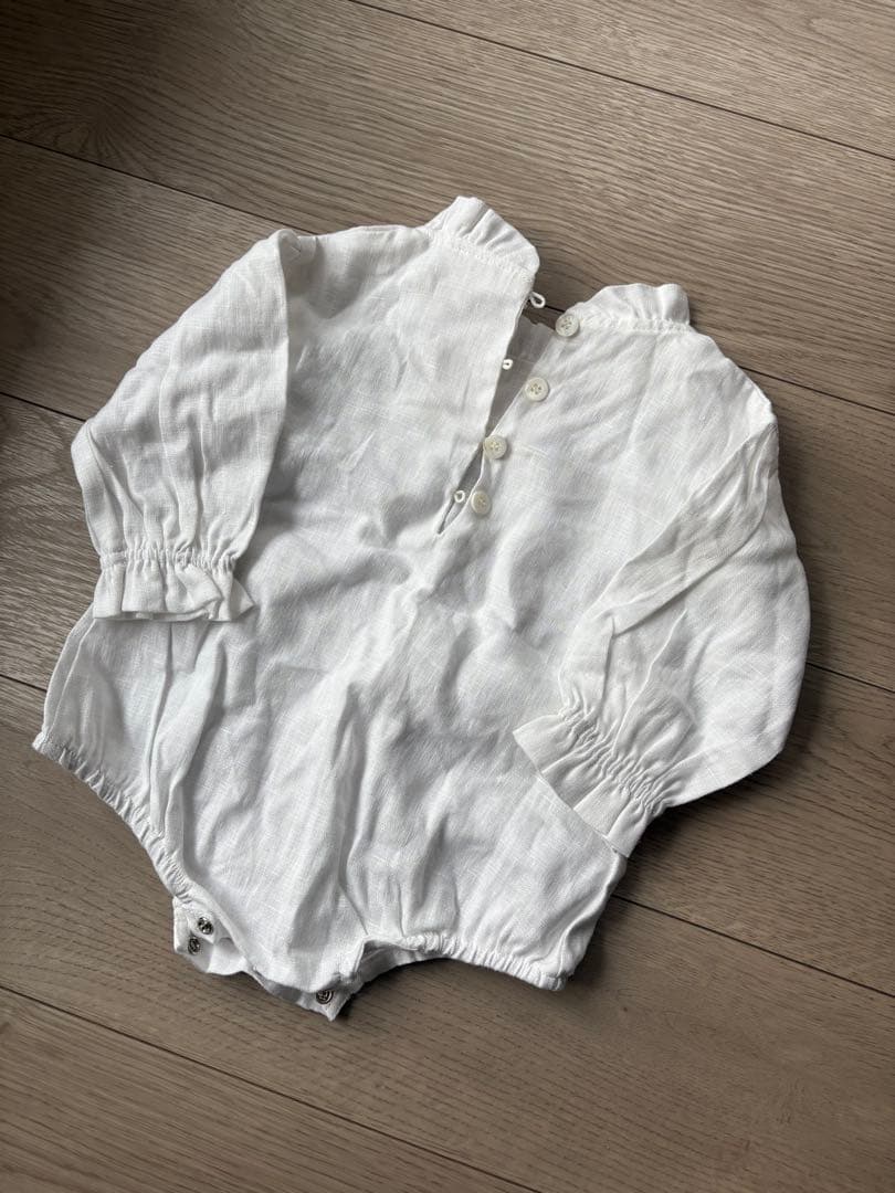 Marlow and Mae　Jean Romper 6-12M