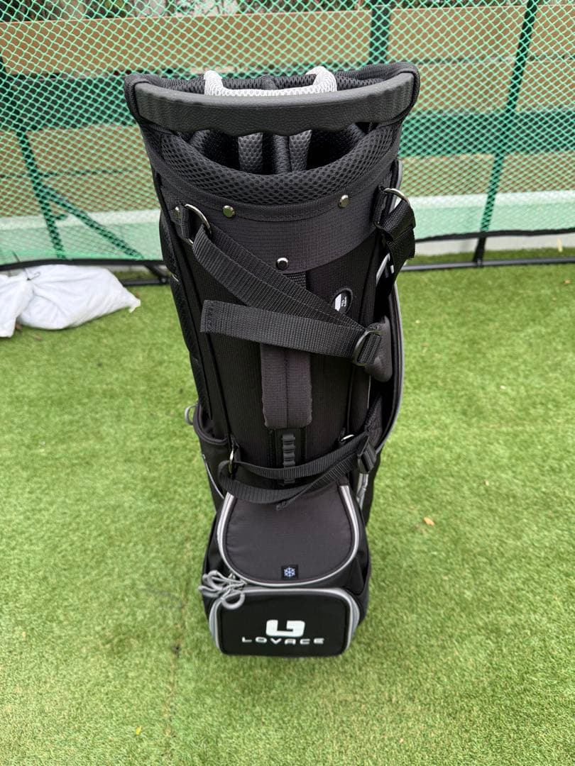 新品 LOVACE 14分割 軽量 キャディ バッグ ゴルフ ブラック