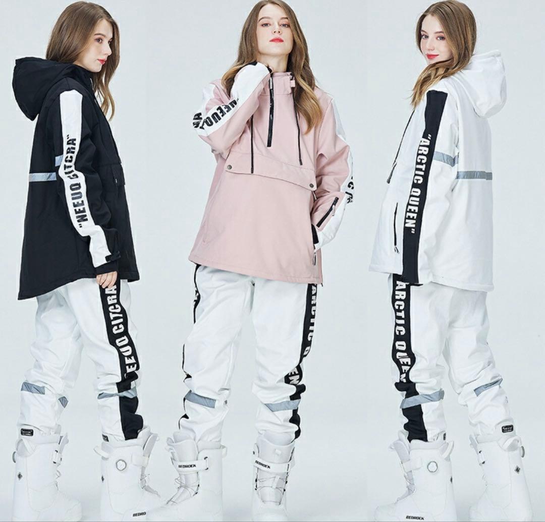 【定価14,890円】美品 スノーボードウェア上下セット/ピンク