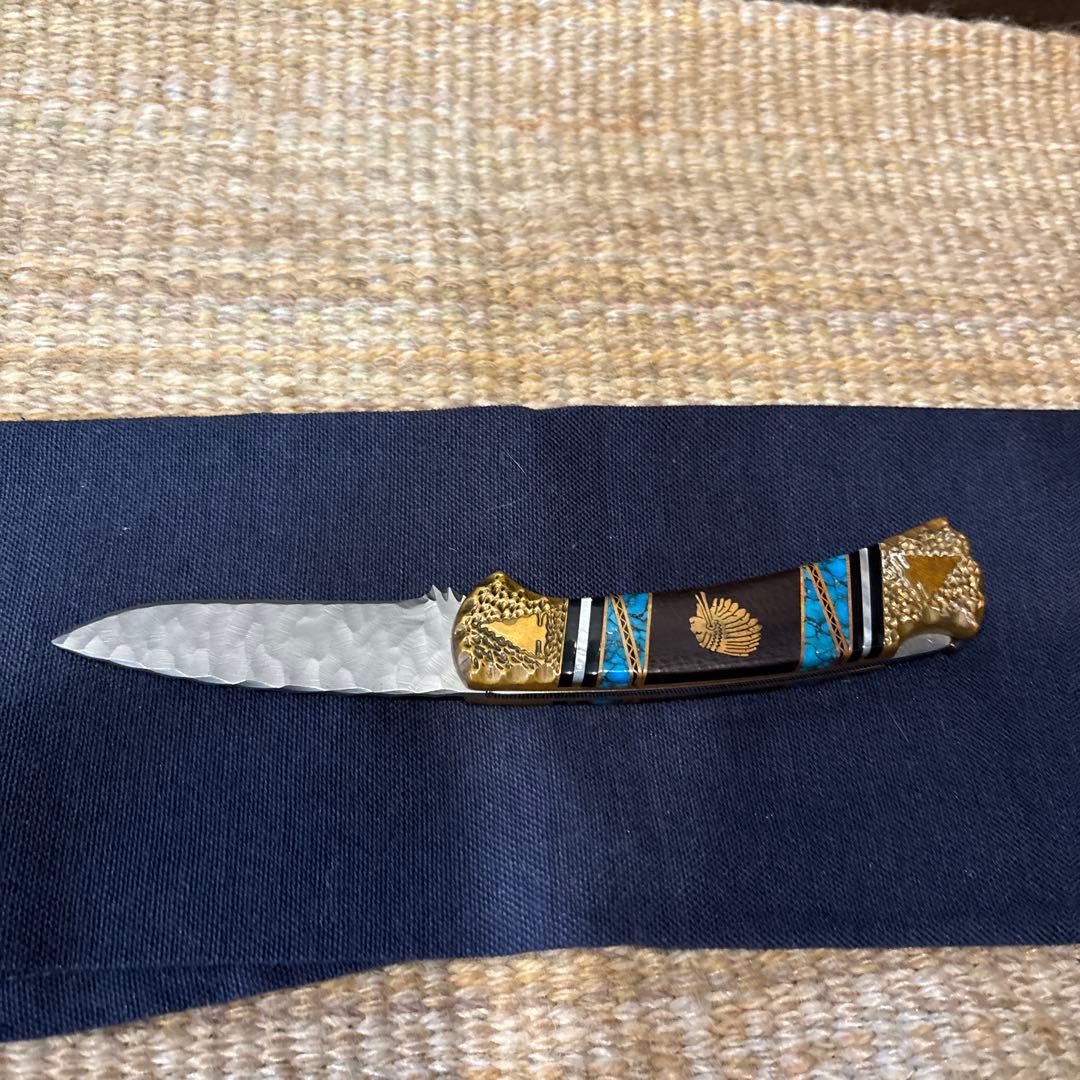 BACK CUSTOM ナバホ　イエローホース作 フリントロック　ナイフ