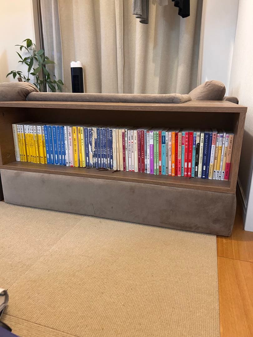 LOWYA フロアソファ 4〜5人掛 グレー コーナーソファ L字型