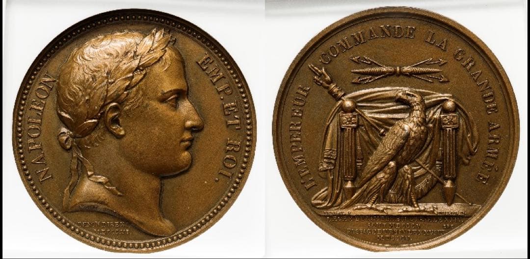 廉価出品❗️ナポレオン1世　ライン河渡河　ブロンズメダル