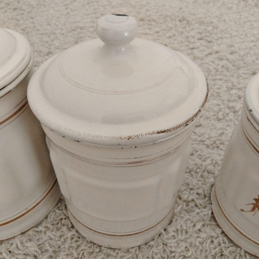 ホーロー　アンティーク　キャニスター　6個セット