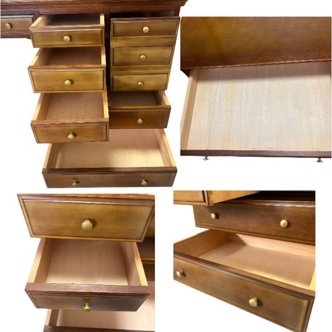 美品　maruni マルニ木工 ドレッサー 鏡台 天然木 レトロ 鏡台 高級家具