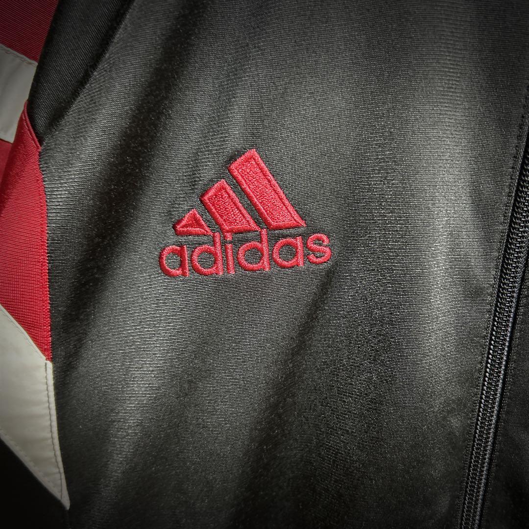 あ*様 セットアップ adidas トラックジャケット ACミラン 赤×黒×白