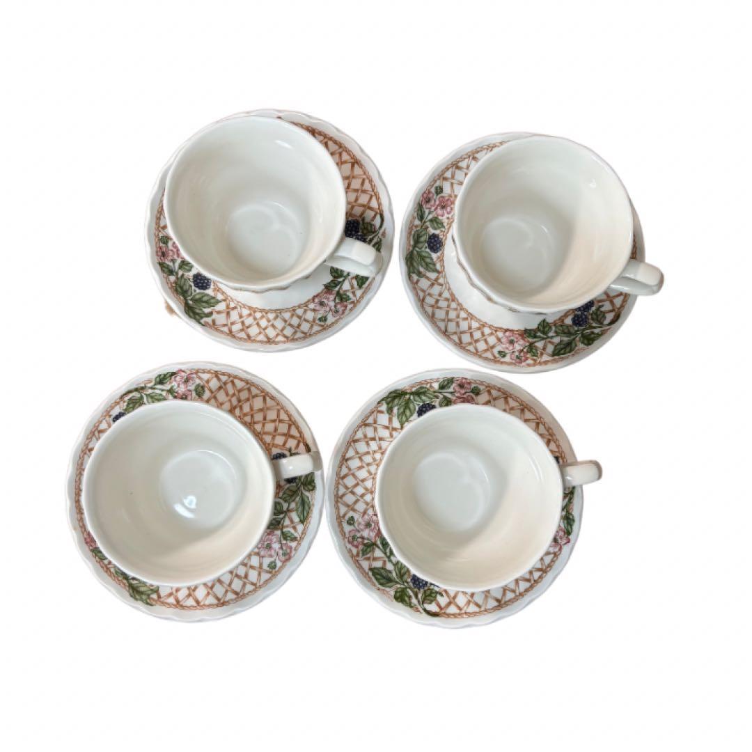 Churchill チャーチル ブラックベリー トレリス　ディナーセット　20点