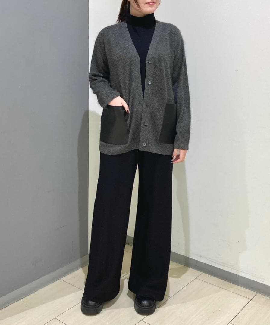 theory luxe 25AW 雑誌掲載 カシミヤ100％ カーディガン