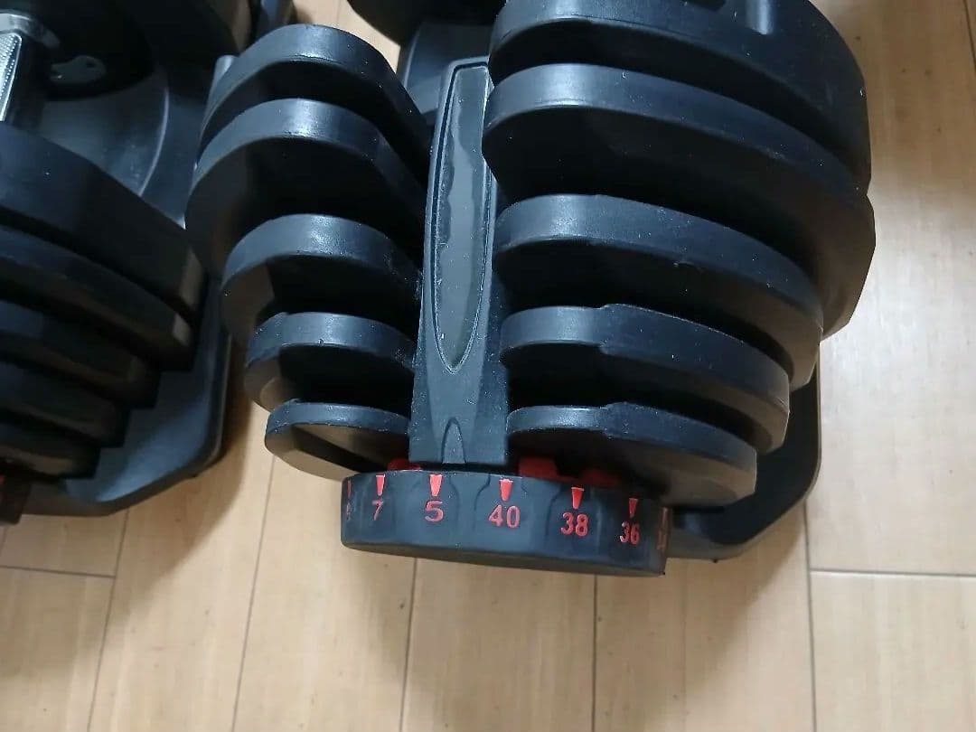 ② 可変式ダンベル 40Kg×1個/計40Kg