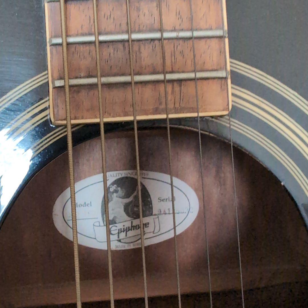 Epiphone ブラックアコースティックギター