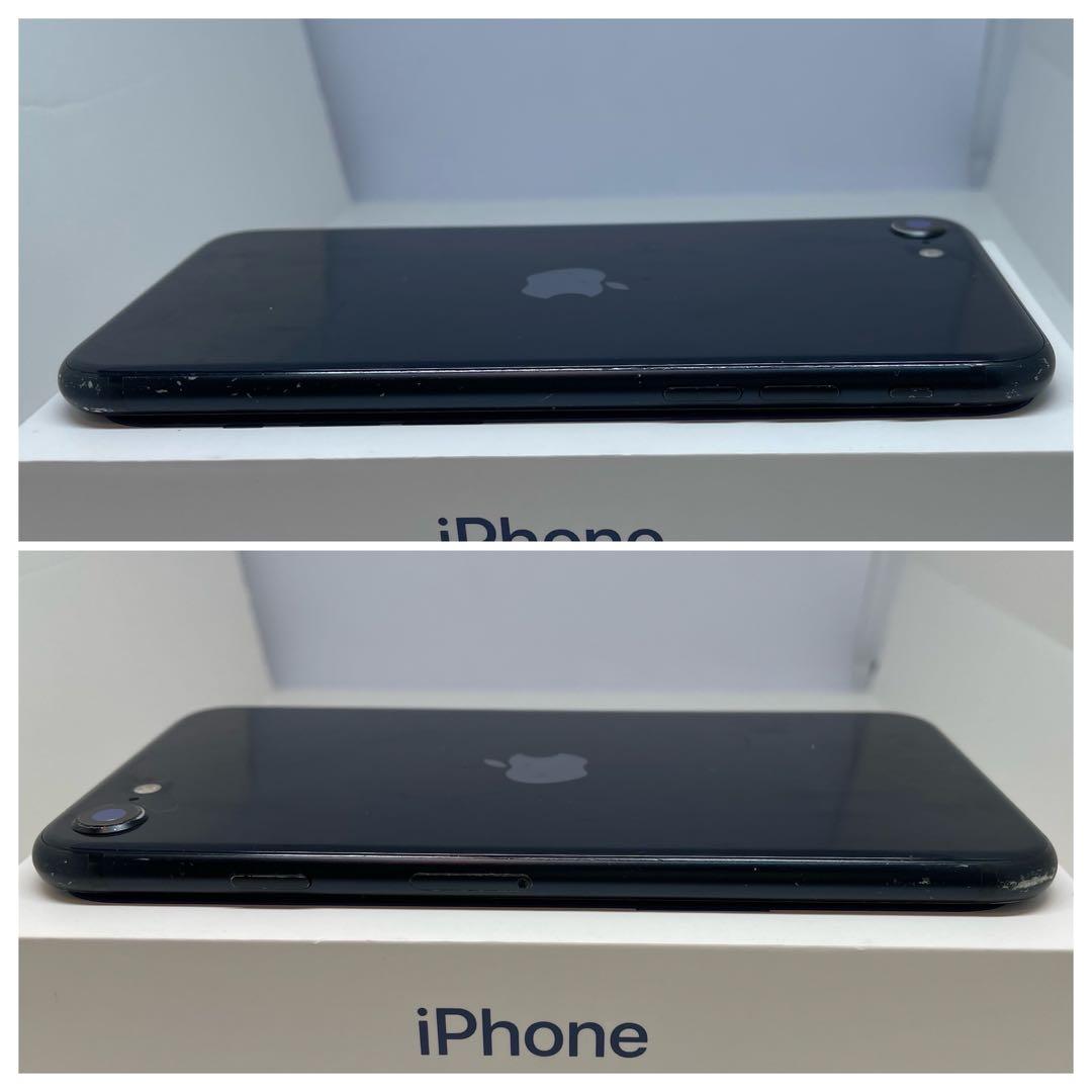 【極美品】　iPhone SE3 64G ブラック　SIMフリー　新品バッテリー
