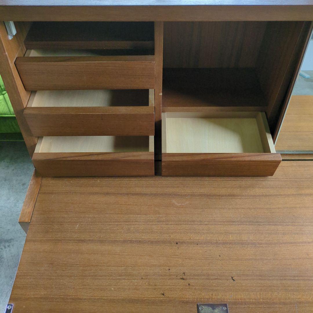 ヴィンテージ◆木製 チェスト ドレッサー　ライティング　デスク　北欧　昭和レトロ