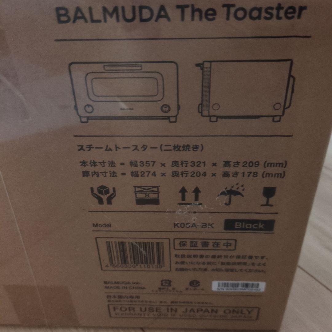 電子レンジ・オーブン BALMUDA The Toaster K05A-BK Black